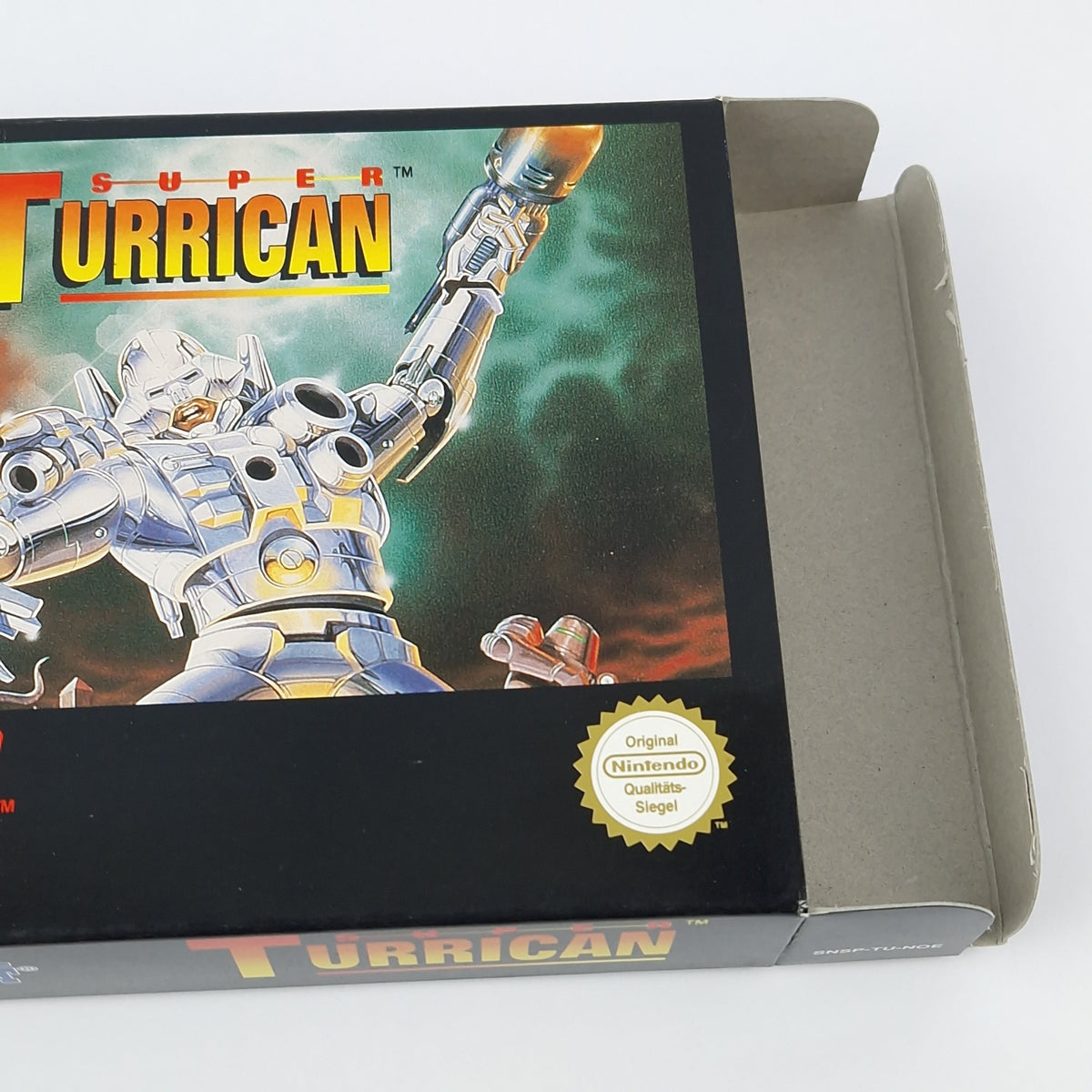 Super Nintendo Spiel – Super Turrican OVP PAL CIB