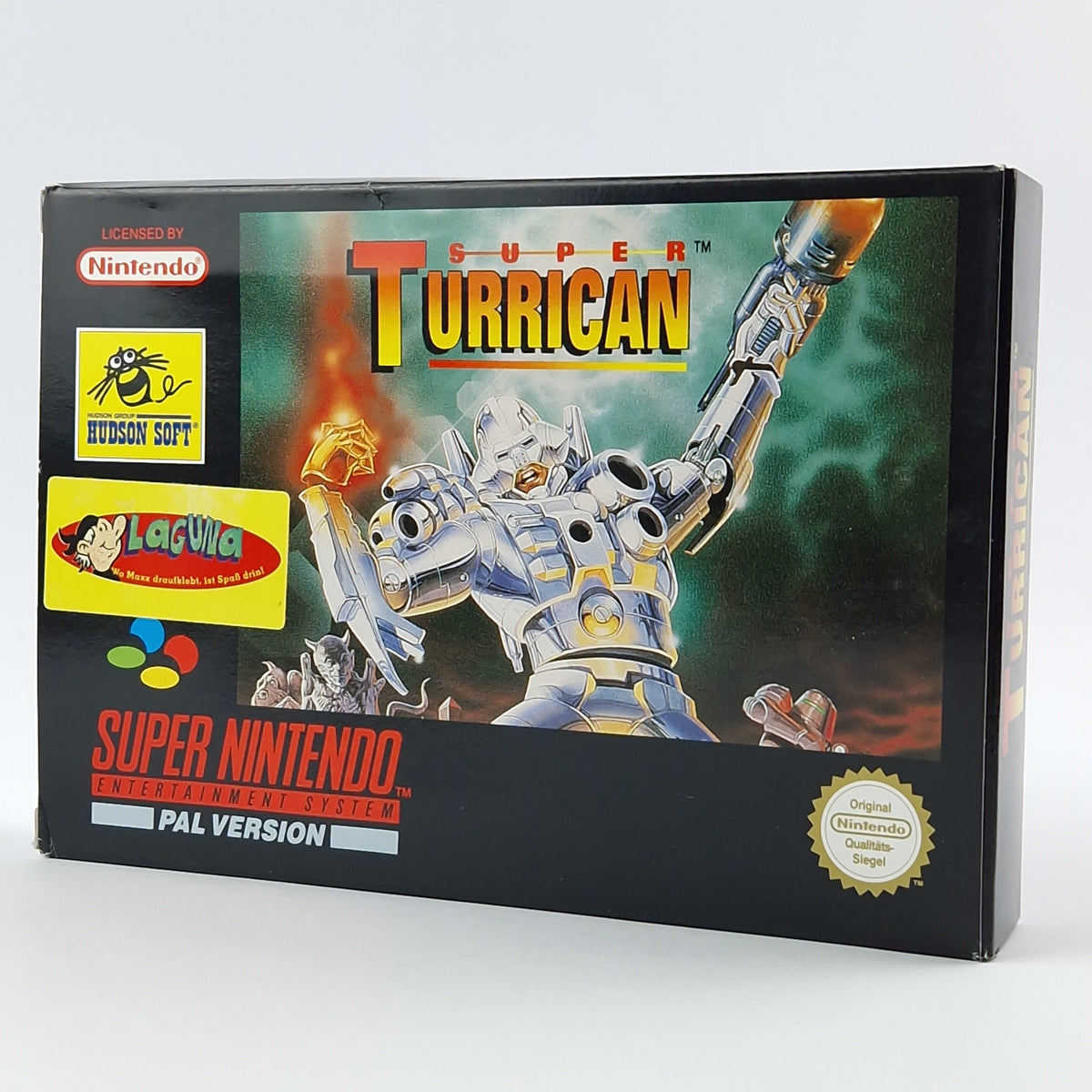Super Nintendo Spiel – Super Turrican OVP PAL CIB