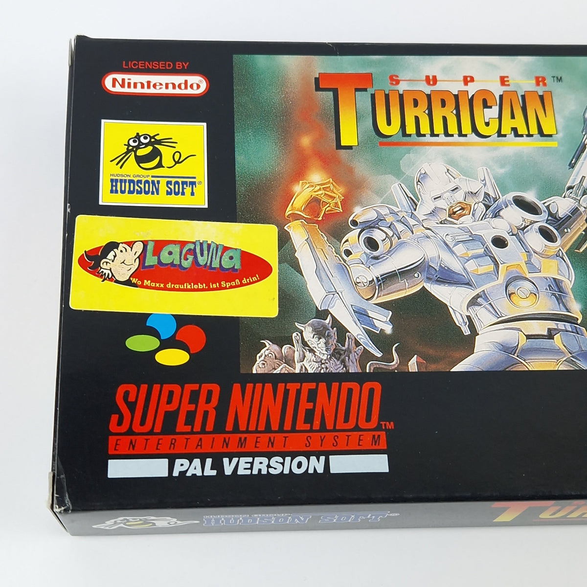 Super Nintendo Spiel – Super Turrican OVP PAL CIB