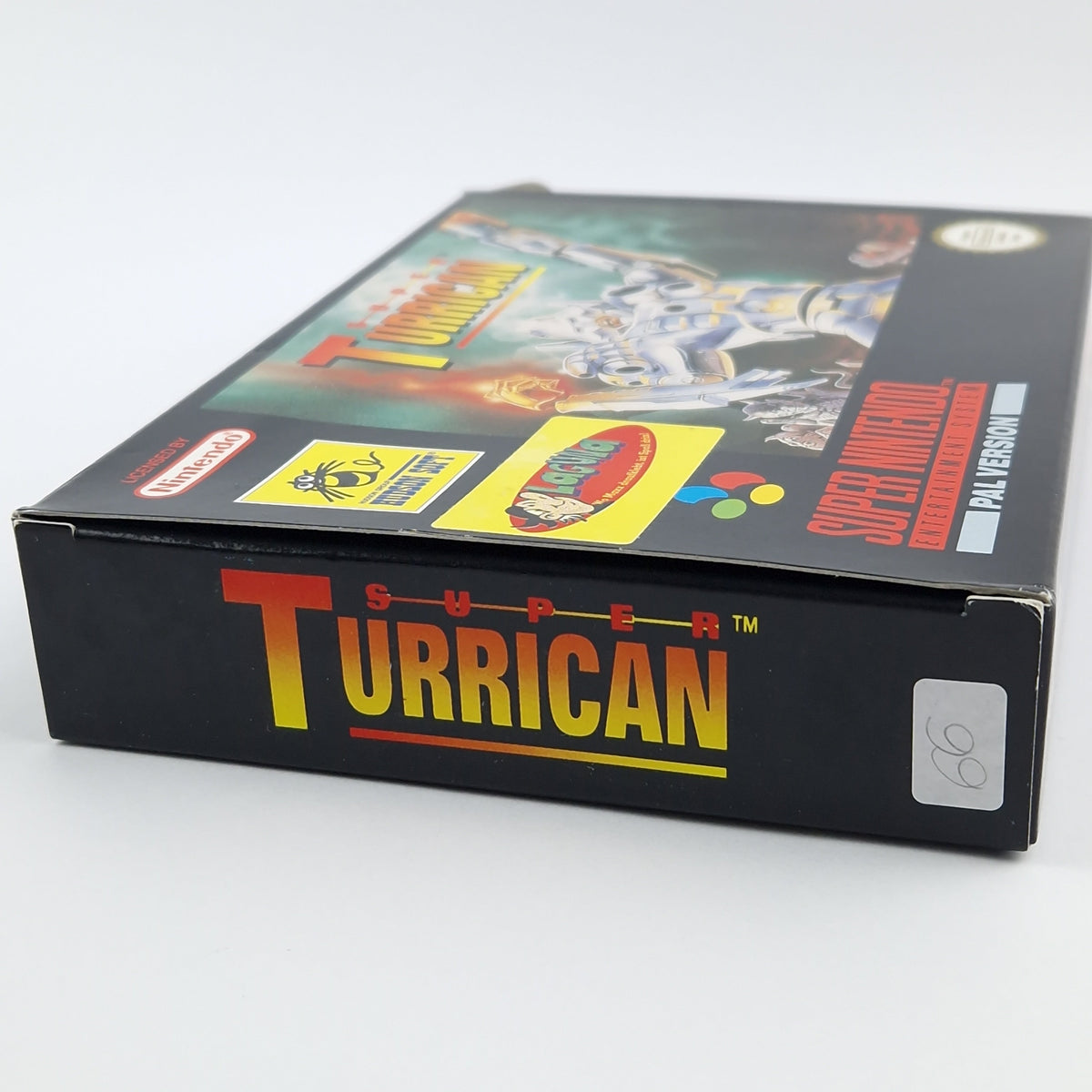 Super Nintendo Spiel – Super Turrican OVP PAL CIB