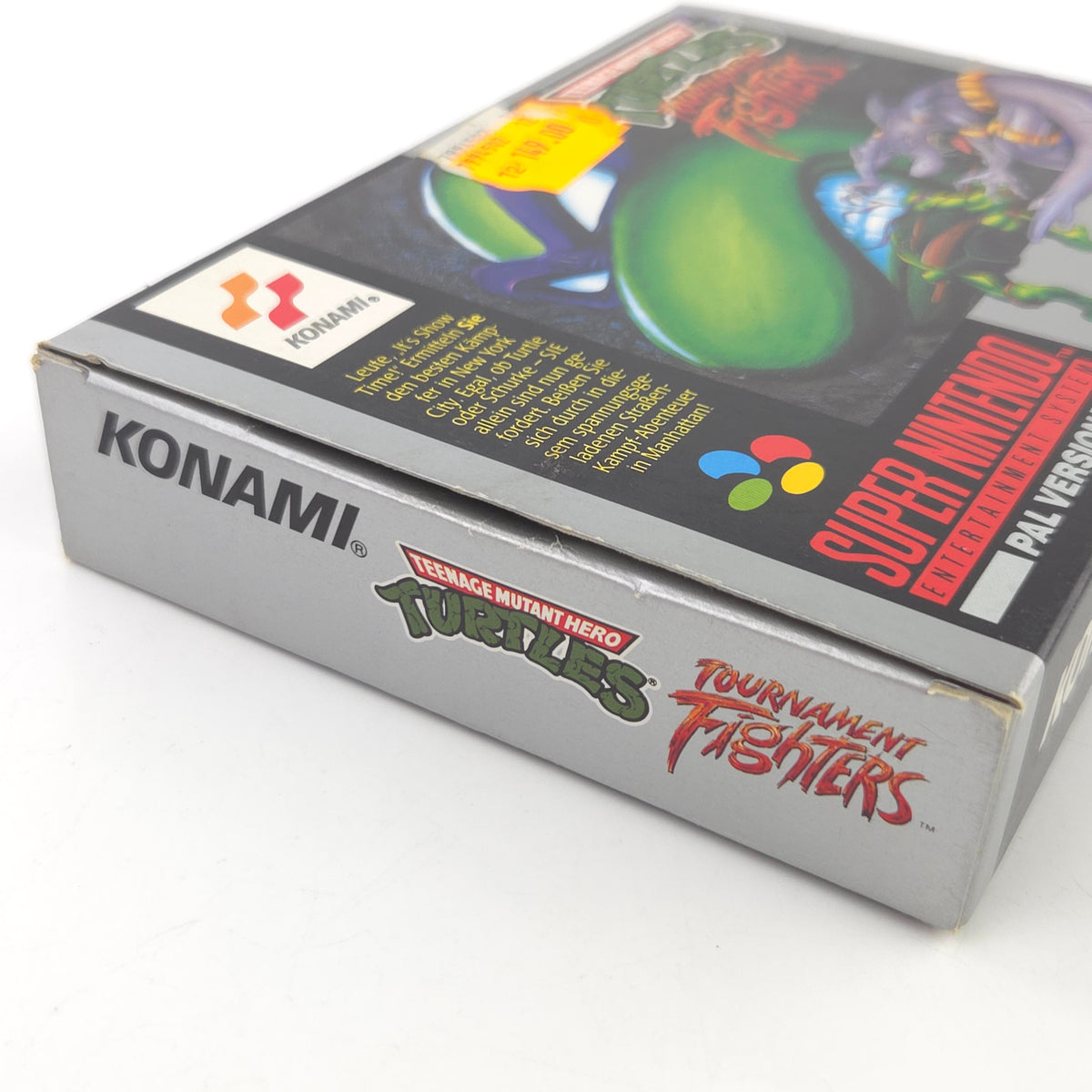 Super Nintendo Spiel Turtles Fighters OVP PAL NOE