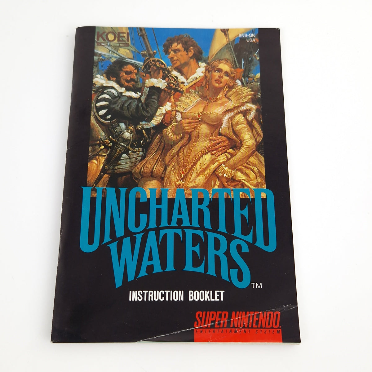 Super Nintendo Spiel – Uncharted Waters OVP NTSC USA