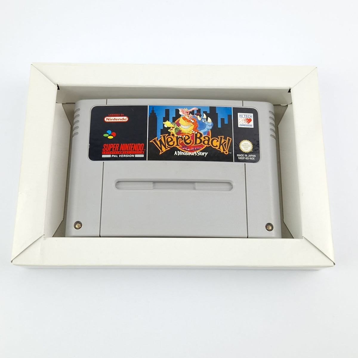 Super Nintendo Spiel – We re Back A Dinosaurs Story OVP Modul