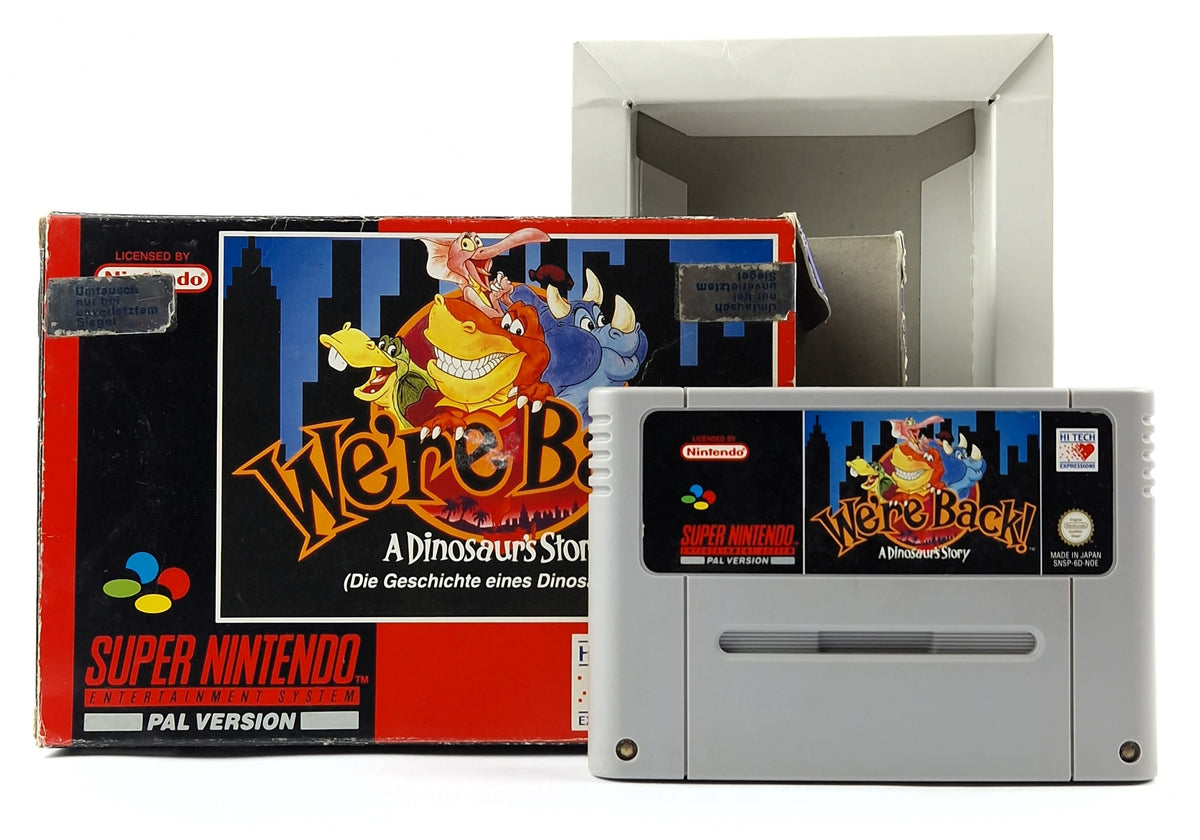 Super Nintendo Spiel – We re Back A Dinosaurs Story OVP Modul