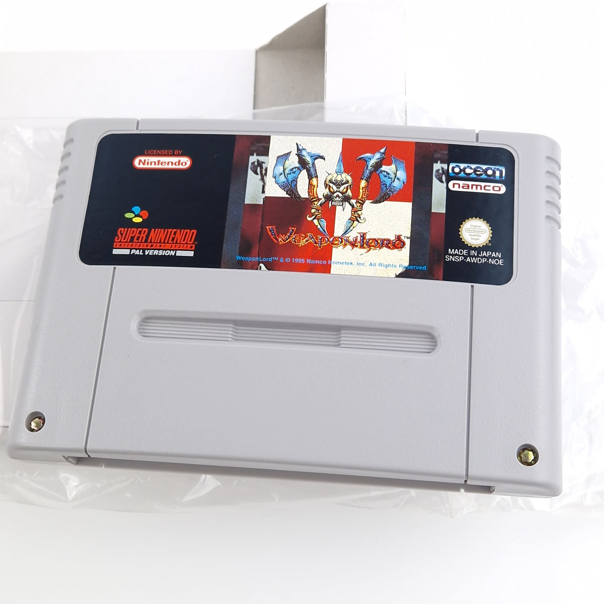 Super Nintendo Spiel – Weaponlord SNES Modul OVP PAL CIB