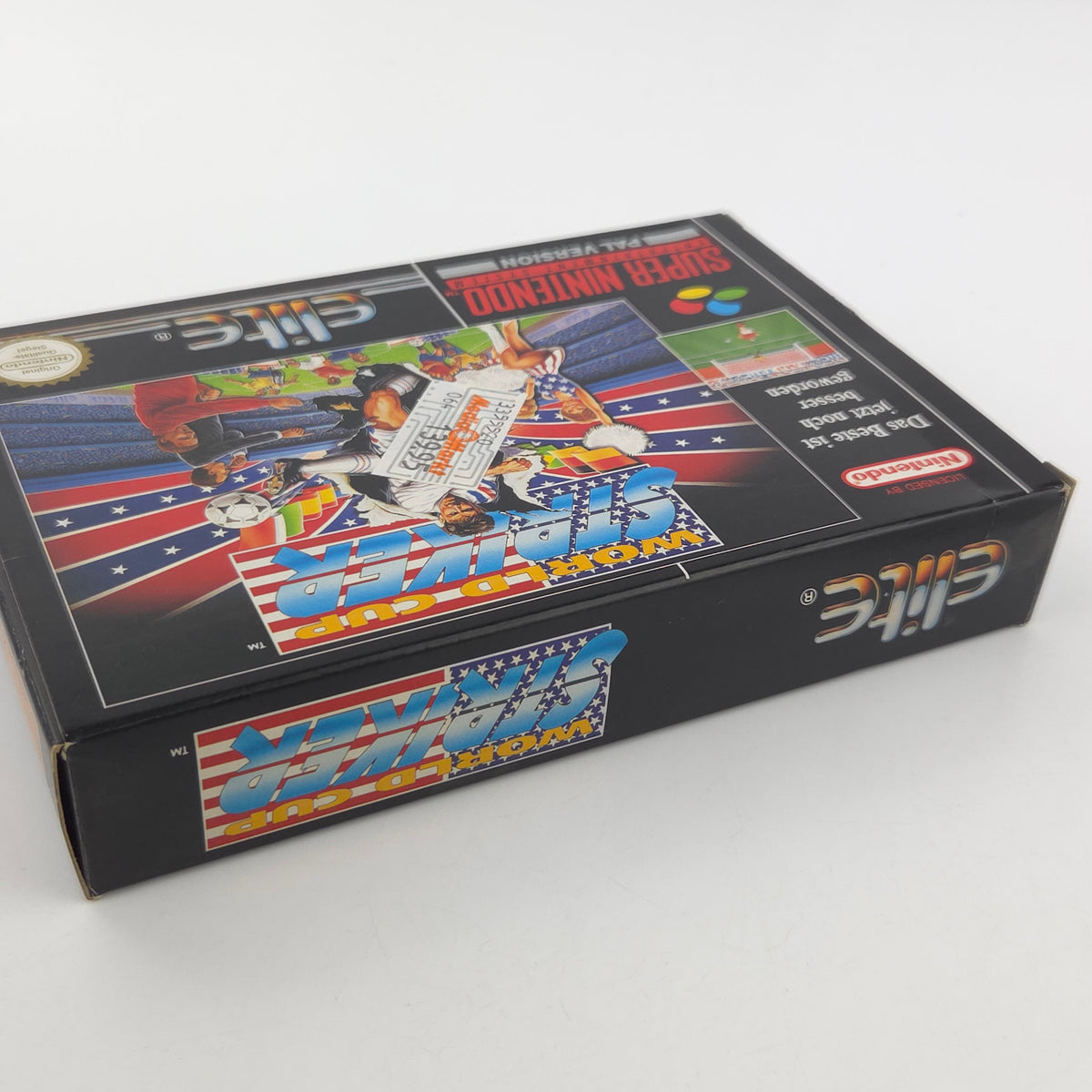 Super Nintendo Spiel World Cup Striker OVP CIB