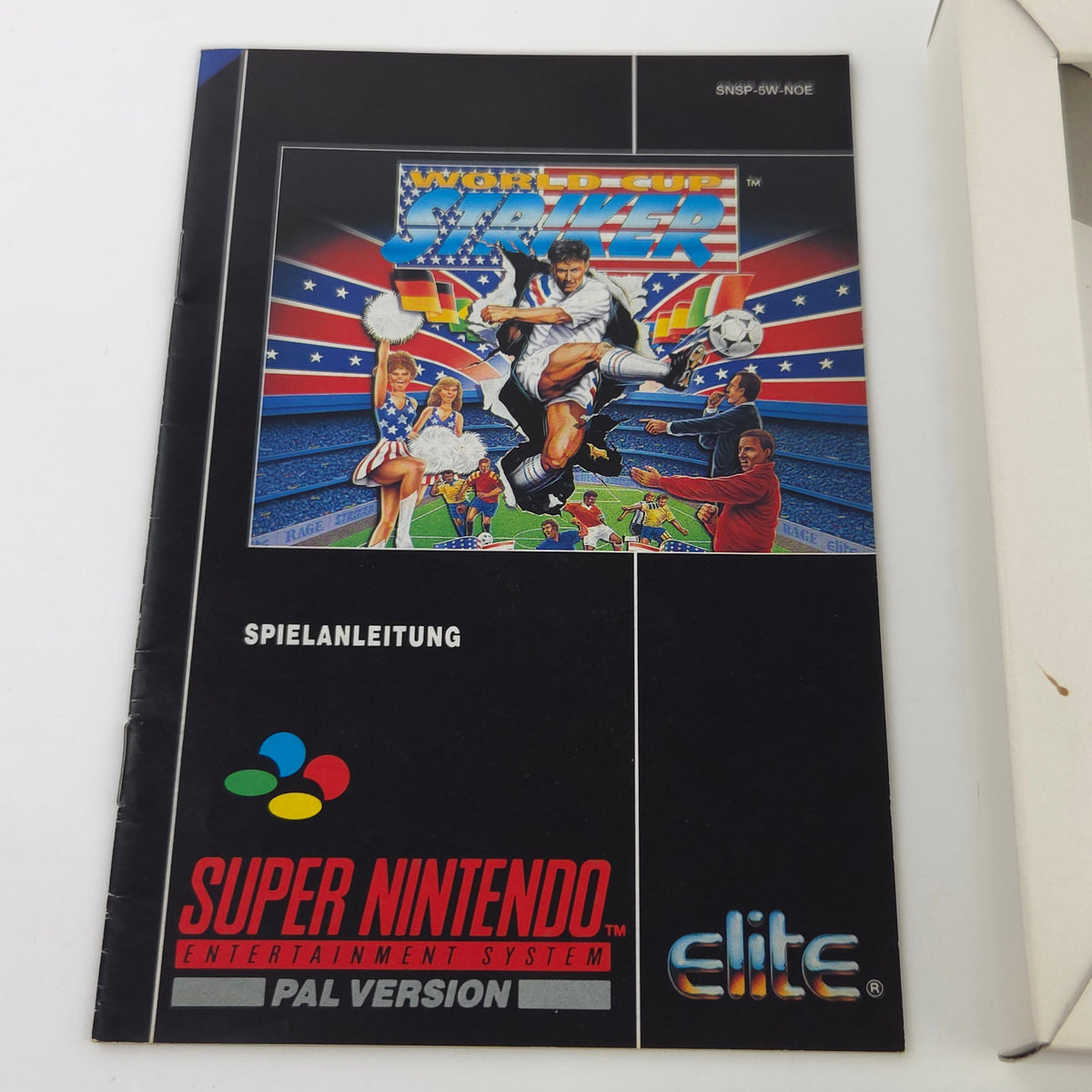 Super Nintendo Spiel World Cup Striker OVP CIB