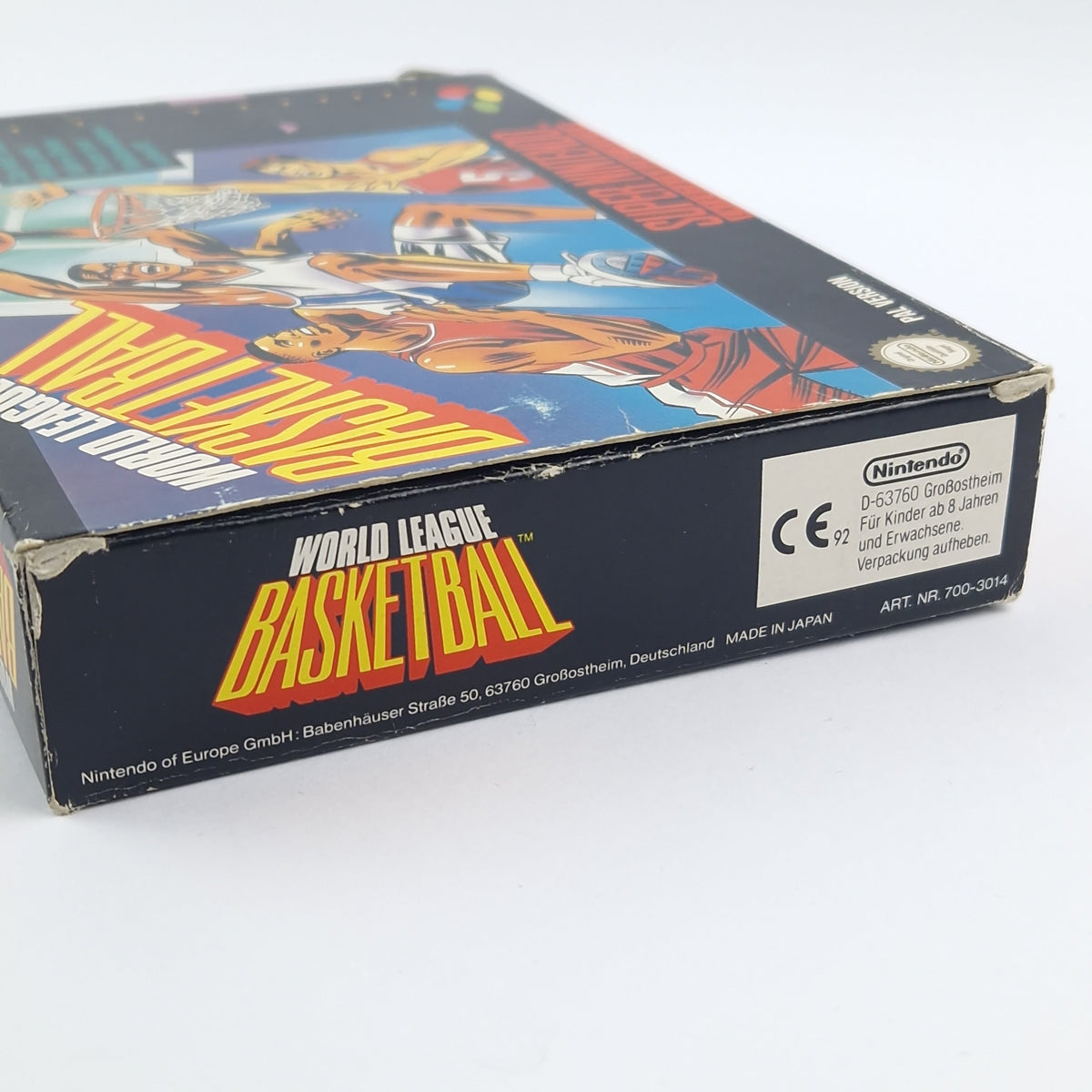Super Nintendo Spiel – World League Basketball OVP CIB