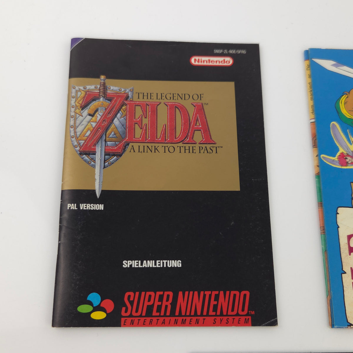 Super Nintendo Spiel Zelda Link Past mit Berater OVP PAL