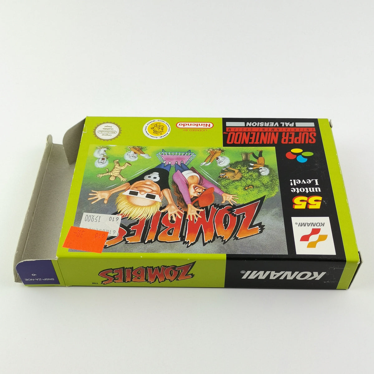 Super Nintendo Spiel – Zombies OVP Anleitung SNES CIB PAL