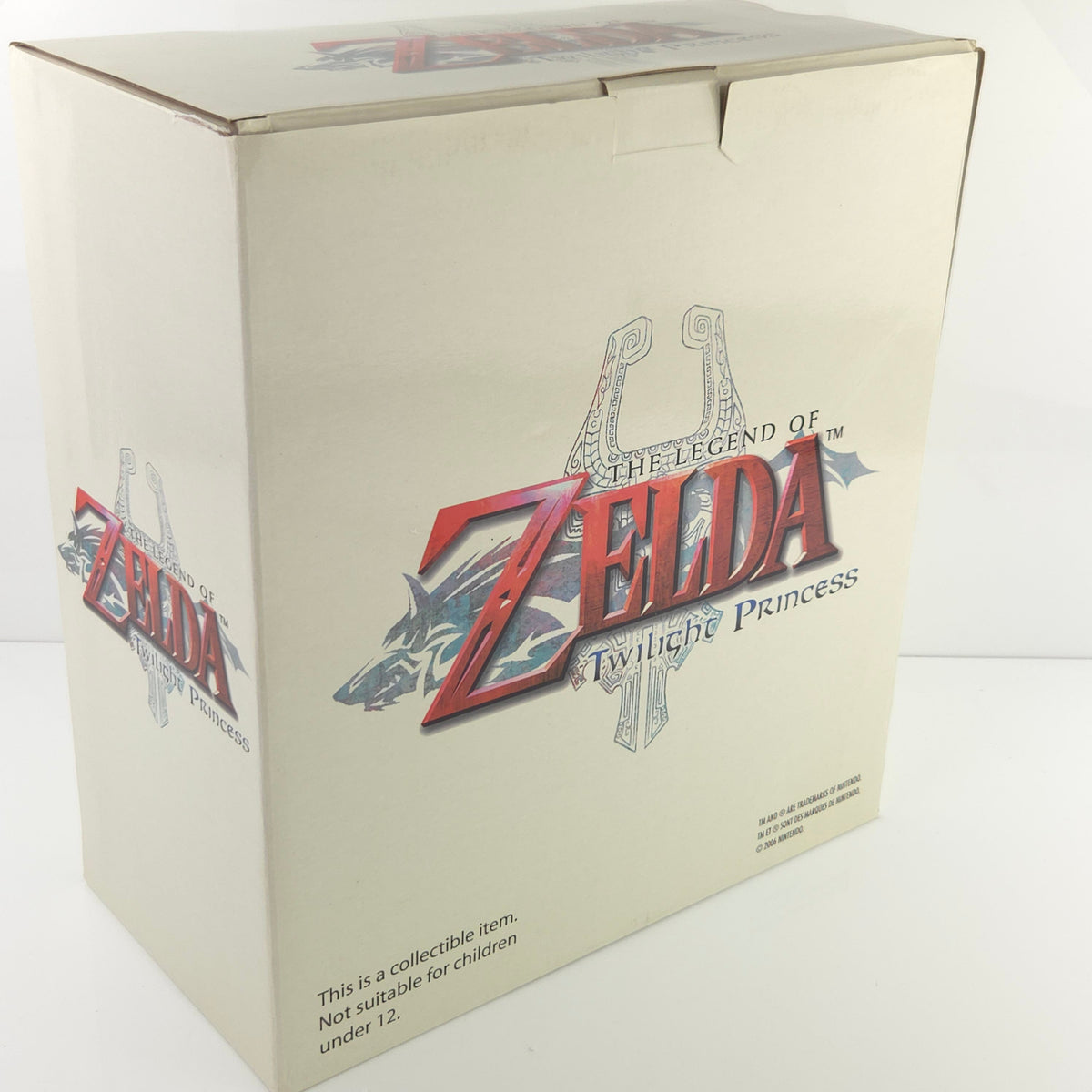 Zelda Twilight Princess Link Epona Gold Statue Neu OVP