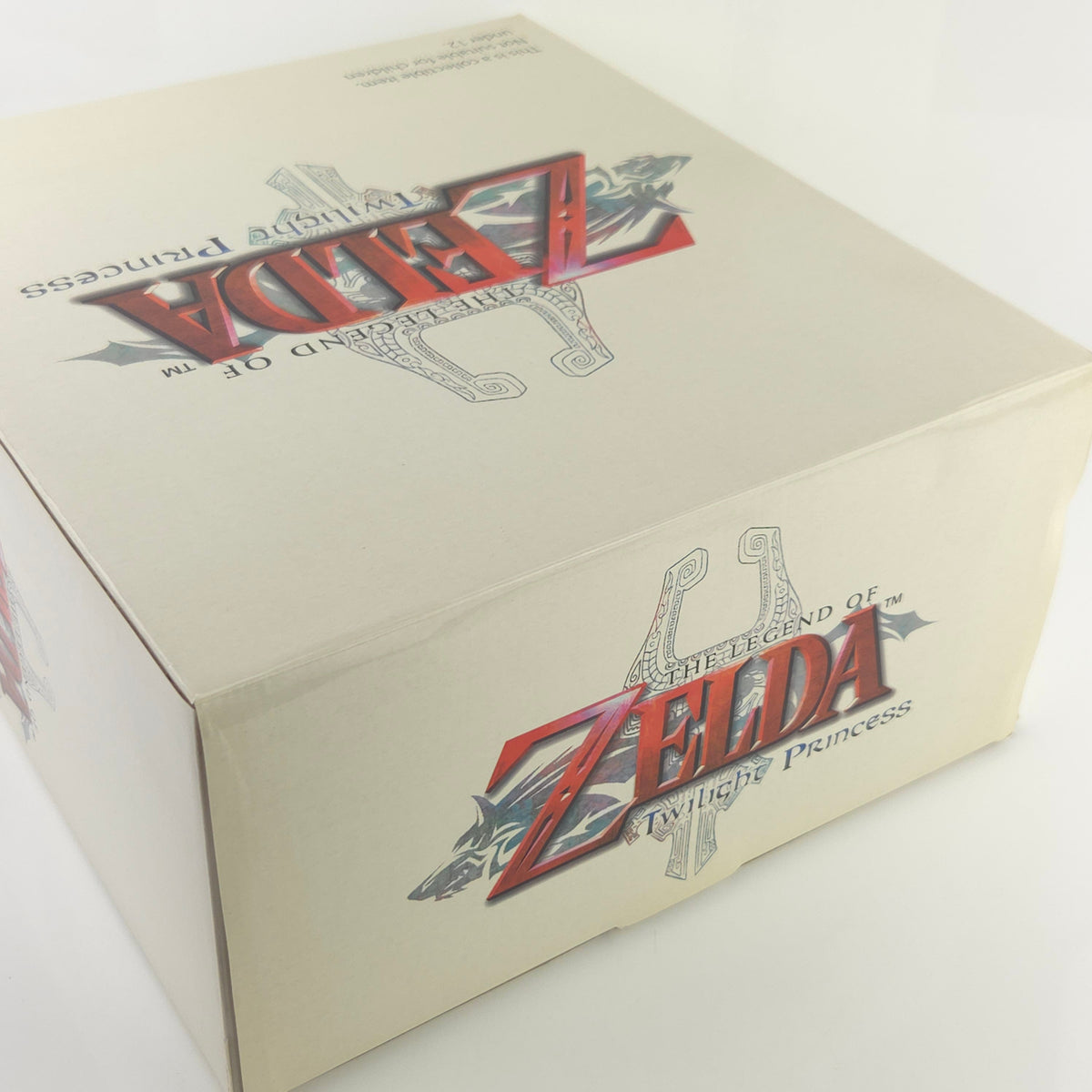 Zelda Twilight Princess Link Epona Gold Statue Neu OVP