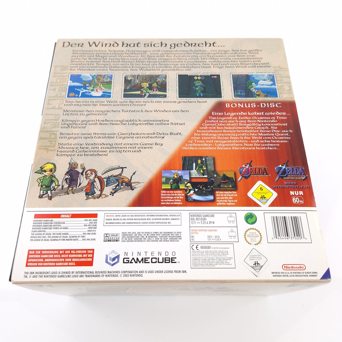 Gamecube Konsole – The Legend of Zelda Limited Edition PAL