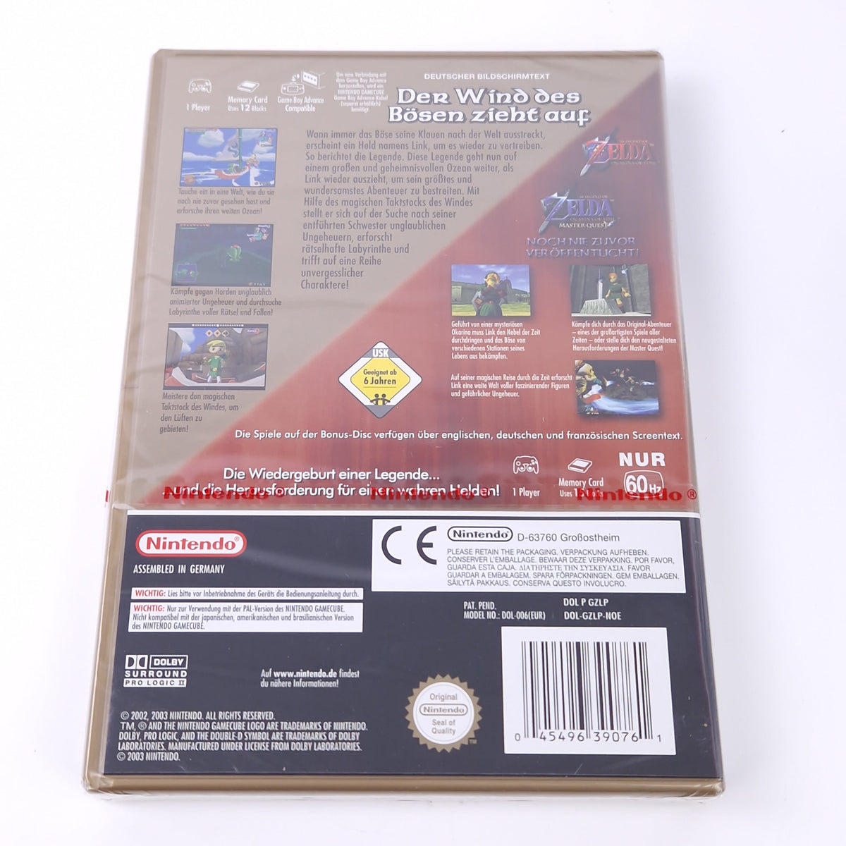 Gamecube Konsole – The Legend of Zelda Limited Edition PAL