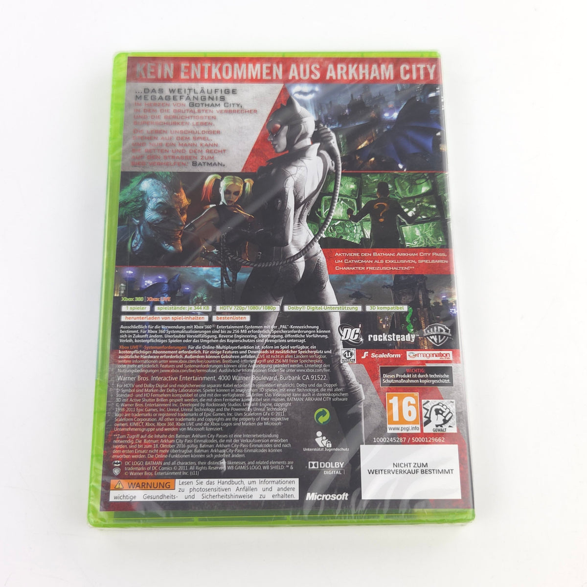 Xbox 360 Spiel – Batman Arkham City (Promo Neu)
