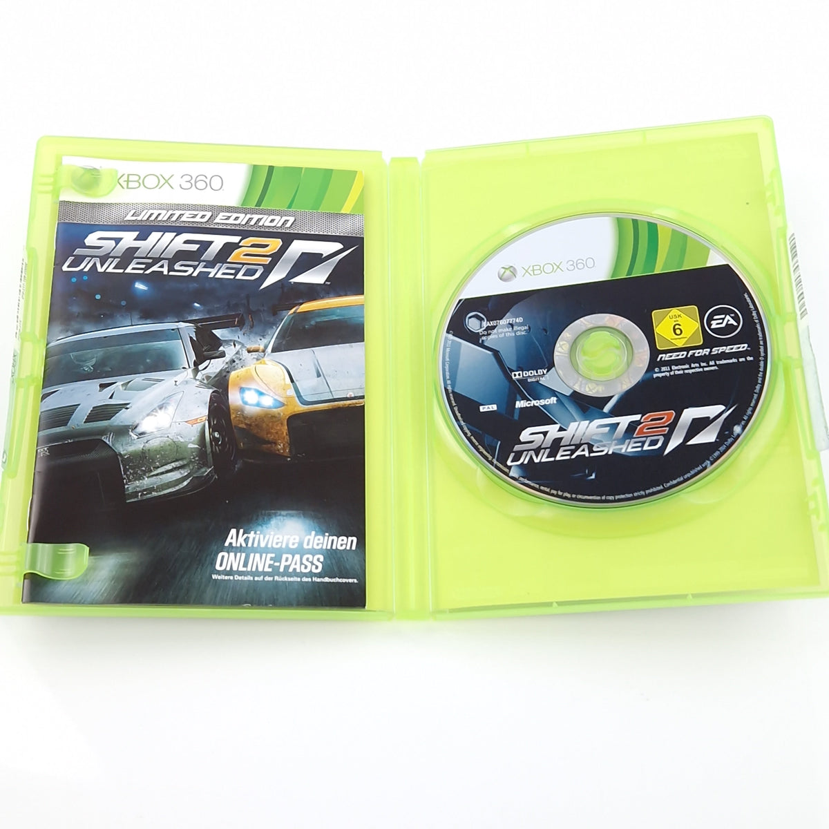 Xbox 360 Spiel – Shift 2 Unleashed Limited Edition OVP PAL