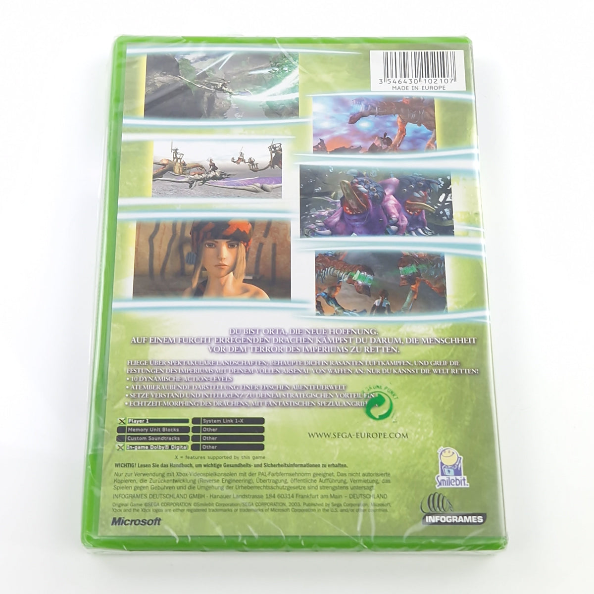 Xbox Classic Spiel – Panzer Dragoon Orta Neu OVP PAL