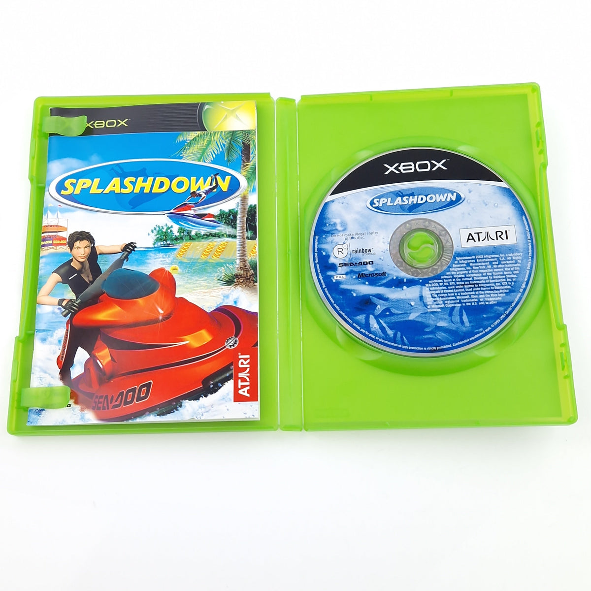 Xbox Classic Spiel – Splashdown mit OVP und Anleitung PAL