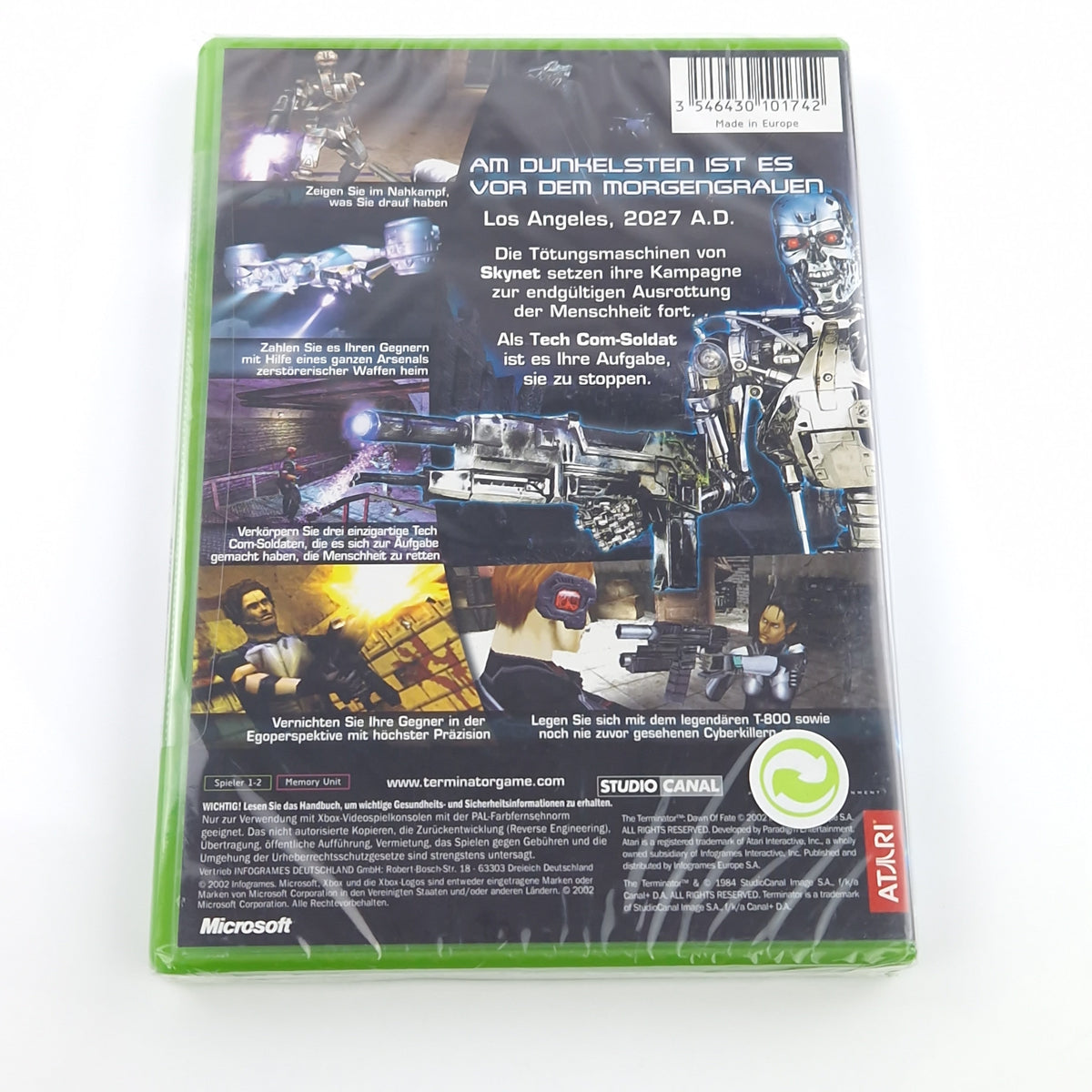 Xbox Classic Spiel – The Terminator Dawn of Fate Neu PAL