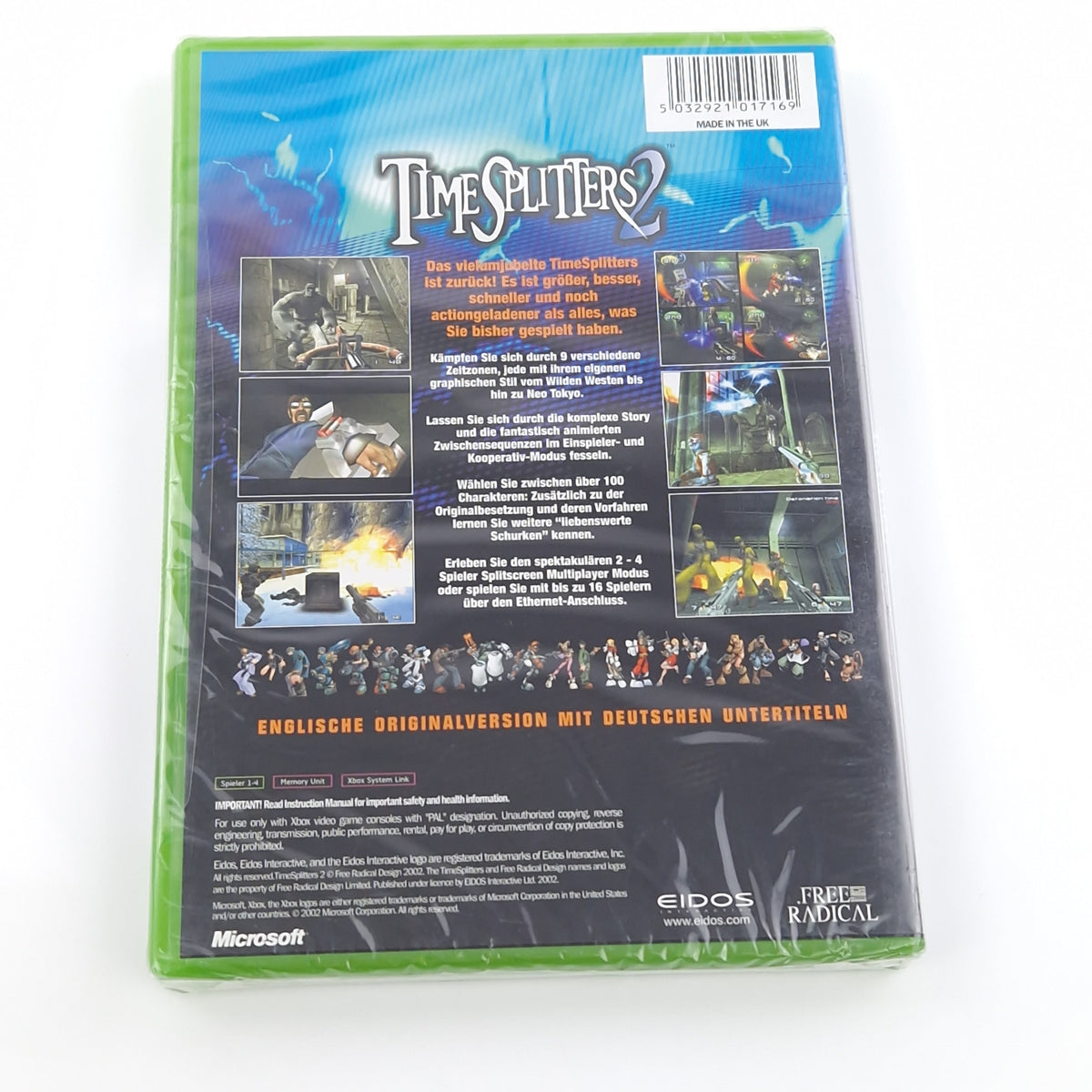 Xbox Classic Spiel – Time Splitters 2 (Neu OVP PAL)