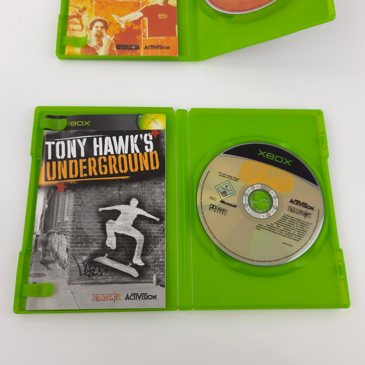 Xbox Classic Spiele Bundle: Tony Hawk´s Underground 1 und 2 - Microsoft OVP PAL
